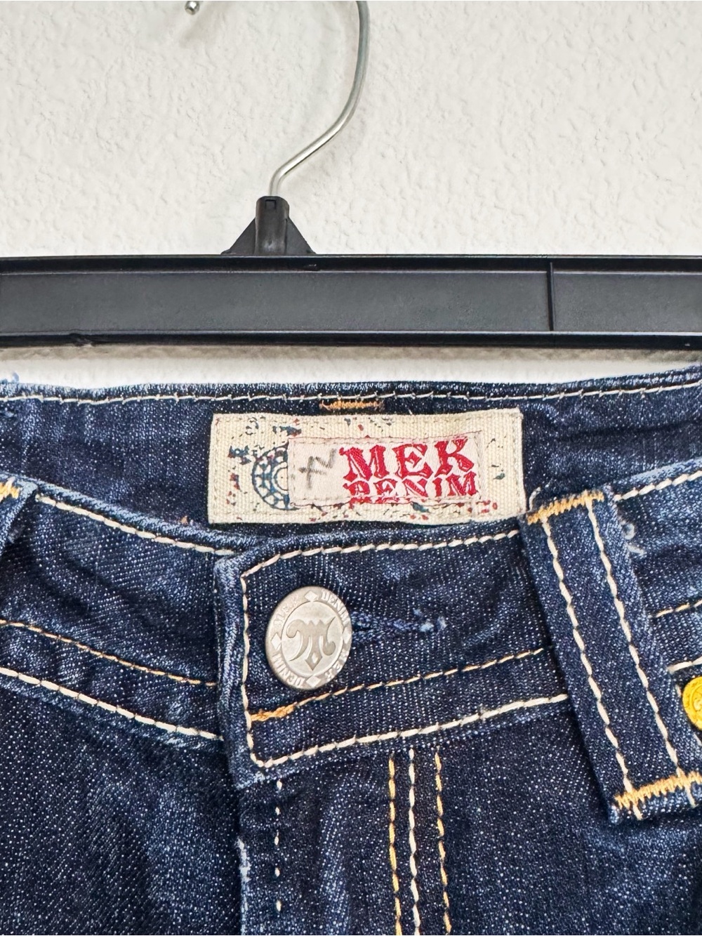 MEK Dark Blue Bootcut Jeans - Women's - Picture 5 of 9